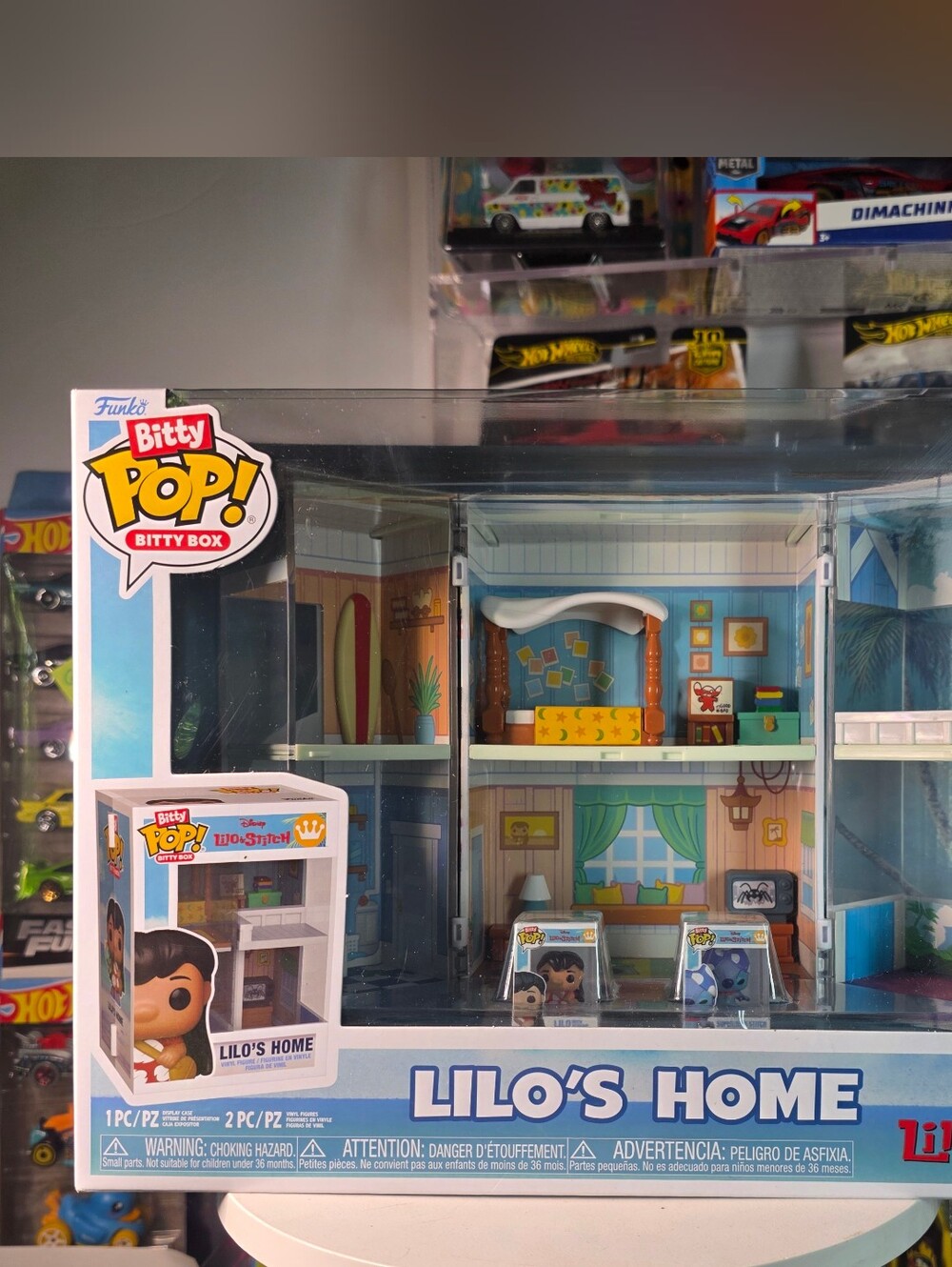 Funko Bitty Pop! Lilo's Home Playset - Blue, Teal, Yellow Accents
